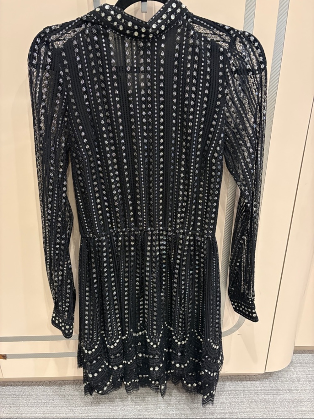 MICHAEL Michael Kors Black Beaded Evening Jacket